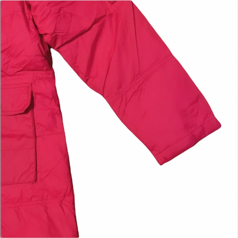 Red Winter Down Puffer Jacket
